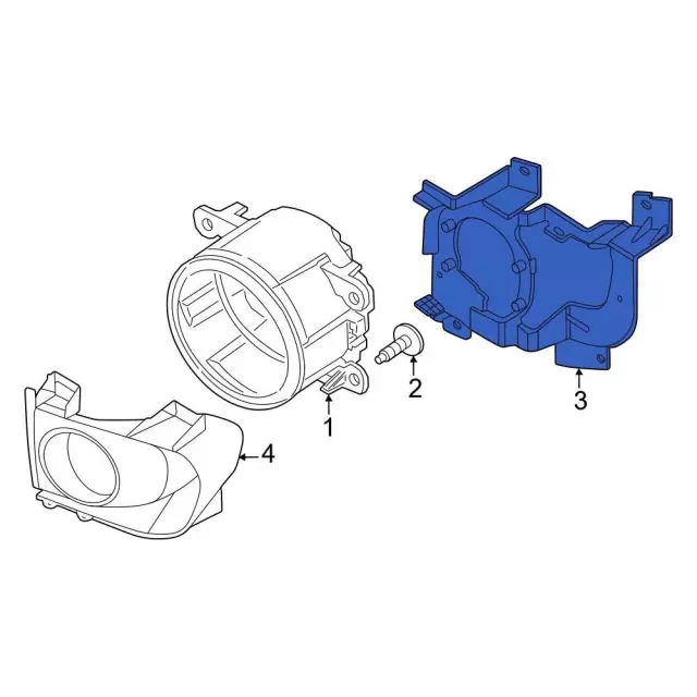 Fog Light Bracket - Ford (m2dz15266a)