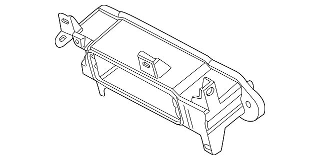 Engine Control Module (ECM) Bracket - Ford (mb3z12a659b)
