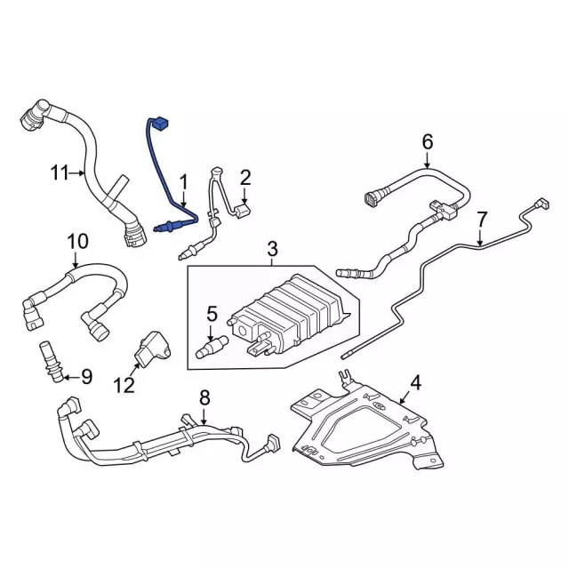 Oxygen Sensor - Ford (mb3z9f472c)