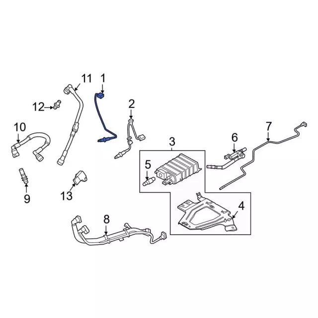 Oxygen Sensor - Ford (mb3z9f472c)
