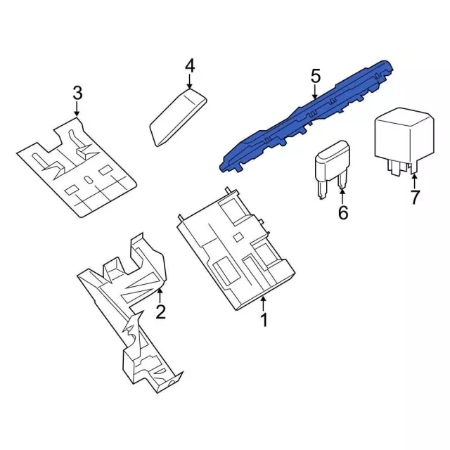 Fuse Box - Ford (mk4z14a068d)
