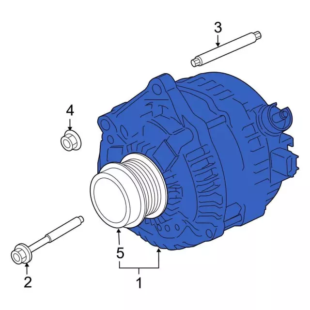 Alternator - Ford (ml3z10346b)