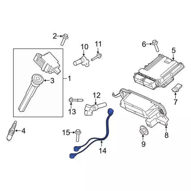Knock Sensor - Ford (ml3z12a699b)