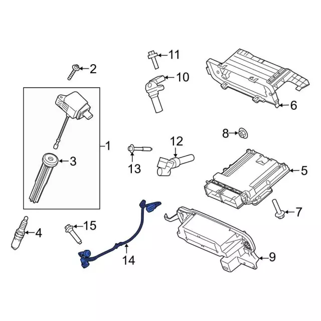 Knock Sensor - Ford (ml3z12a699b)