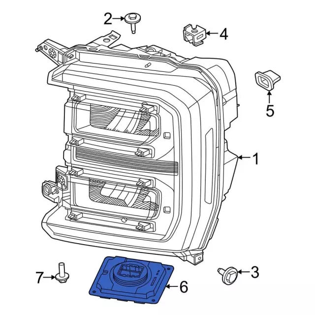 Headlight Control Module - Ford (ml3z13c788a)