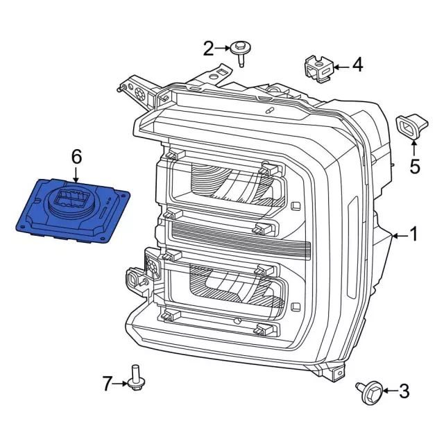Headlight Control Module - Ford (ml3z13c788a)