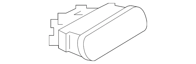 Hazard Switch - Ford (ml3z13d730a)