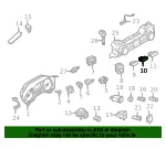 Hazard Switch - Ford (ml3z13d730a)