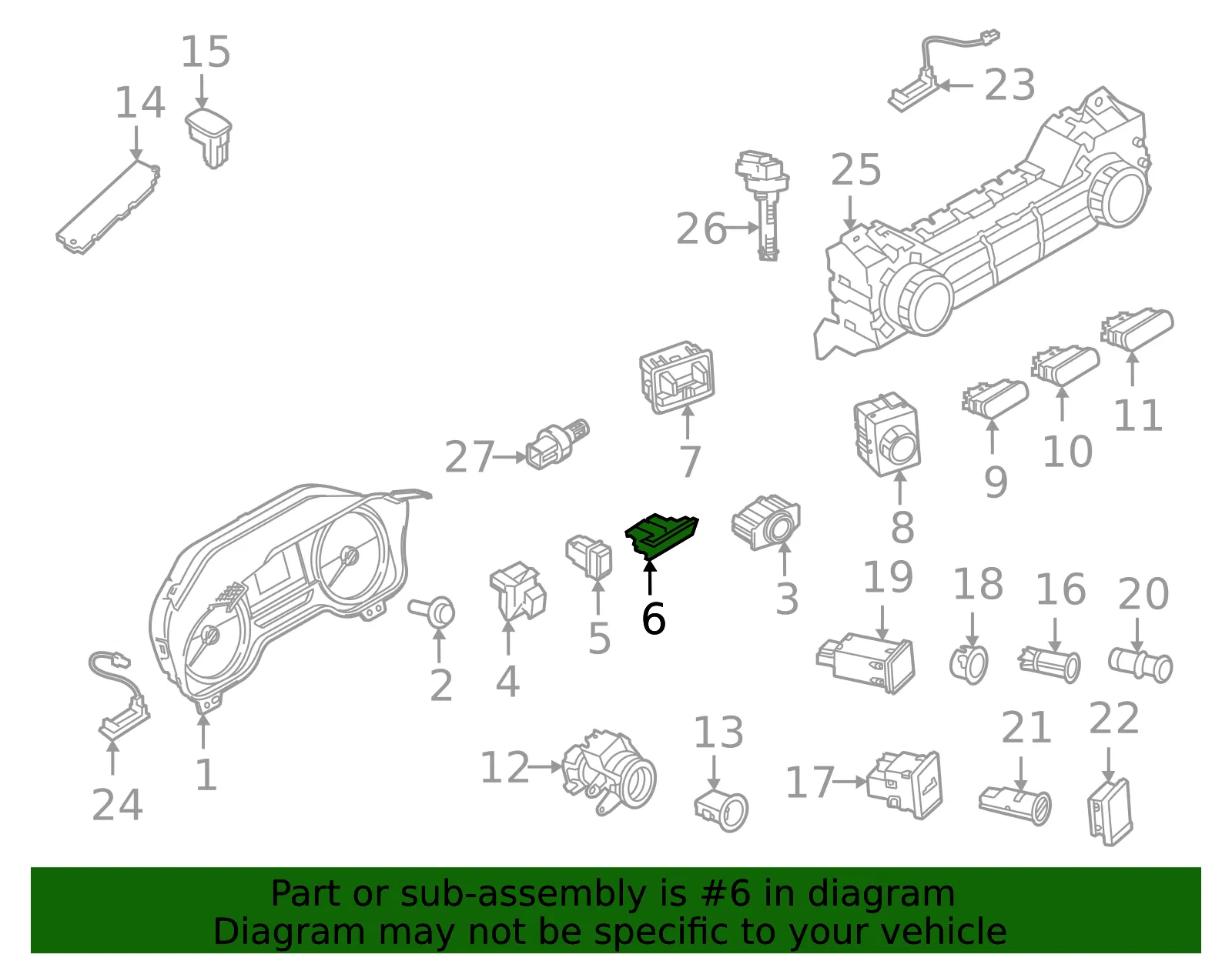 Switch Assembly - Ford (ml3z13d730ba)
