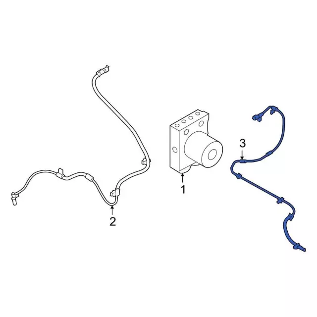 ABS Sensor - Ford (ml3z15k857b)