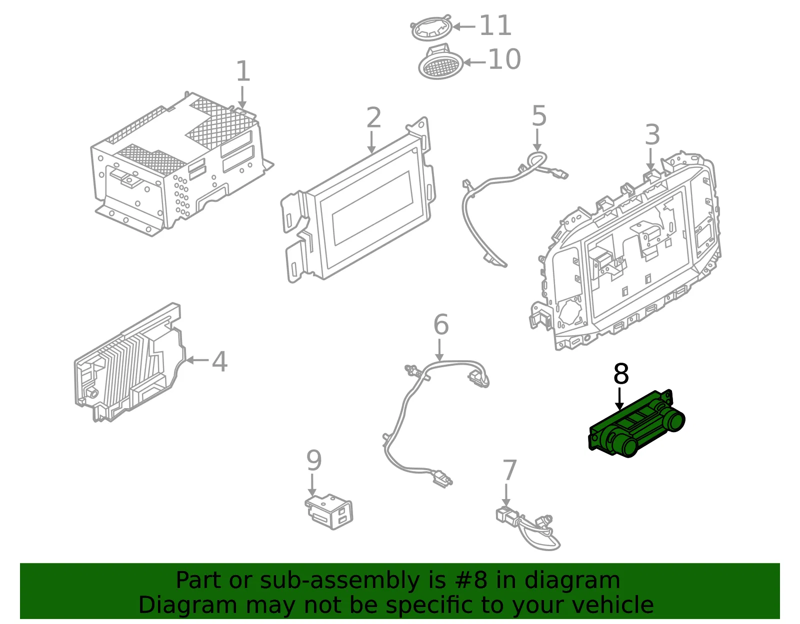 Radio Module Interface - Ford (ml3z18c858ab)