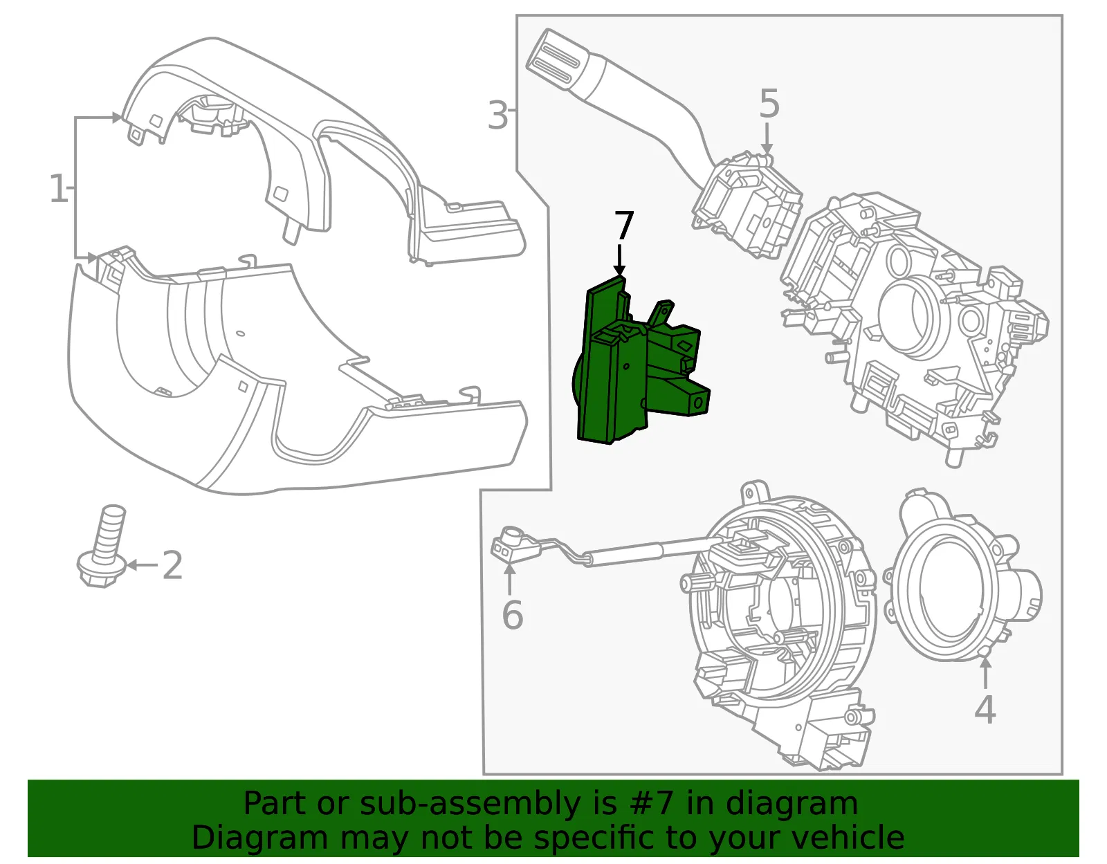 Adjust Switch - Ford (ml3z3b504aa)