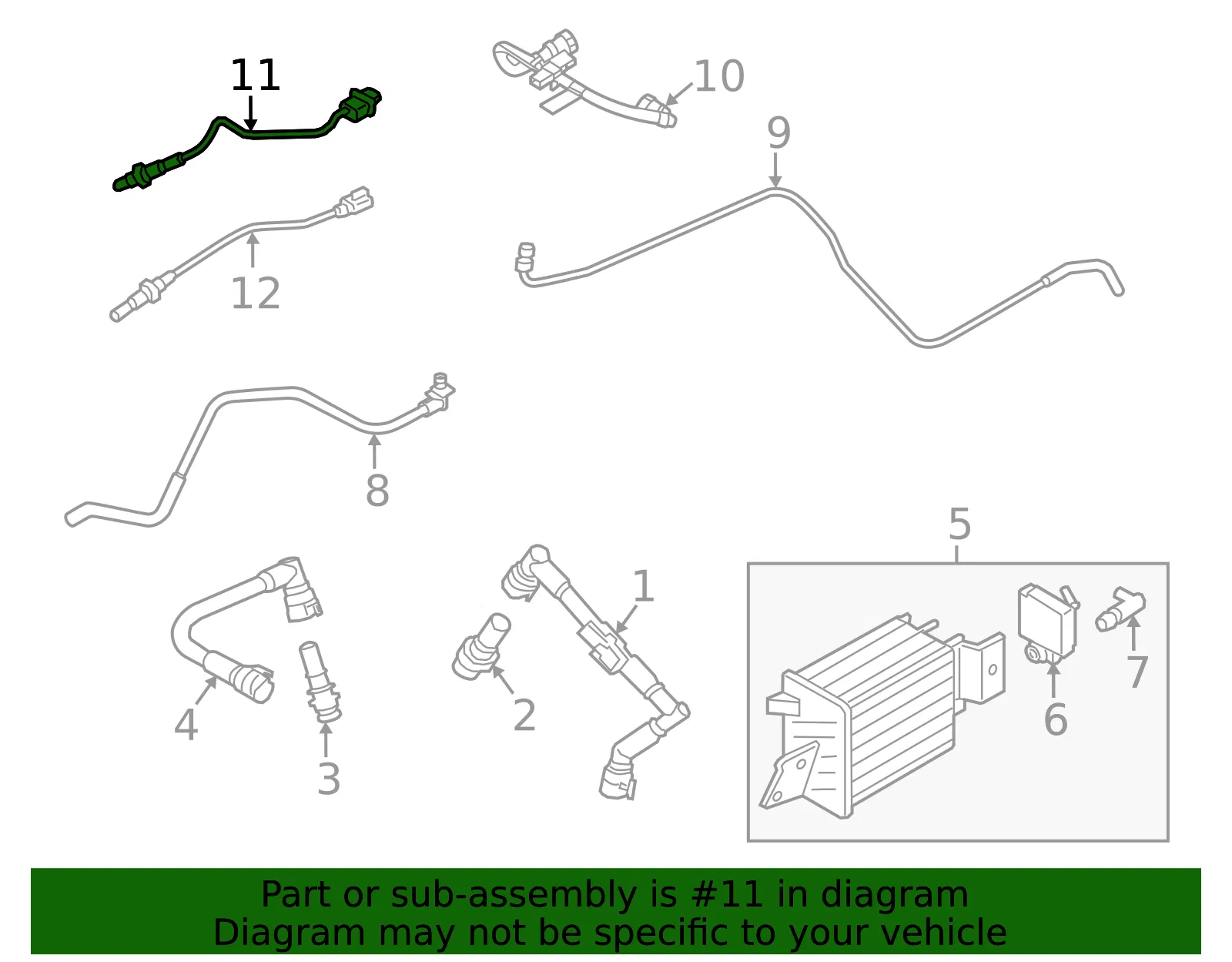 Oxygen Sensor - Ford (ml3z9f472fa)