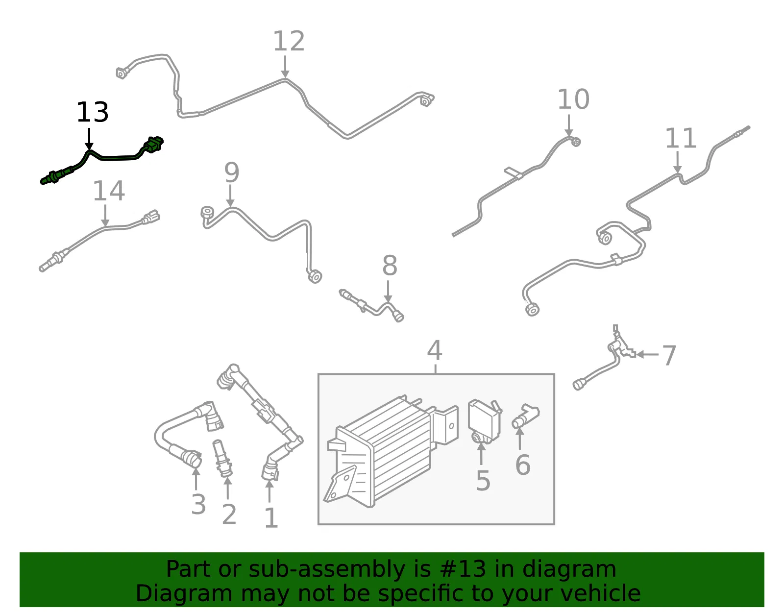 Oxygen Sensor - Ford (ml3z9f472g)