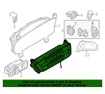 HVAC Temperature Control Switch - Ford (nb5z19980e)