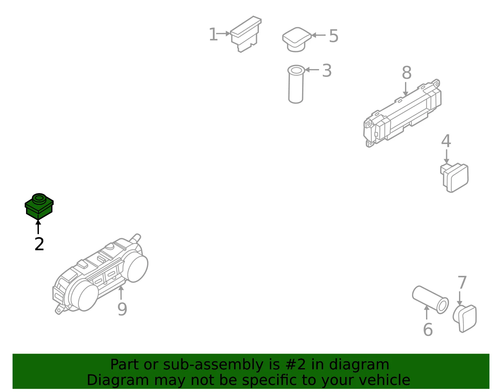 Select Switch - Ford (nl1z14b596ca)