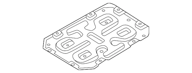 Drive Motor Battery Pack Tray - Ford (nl3z10d732c)