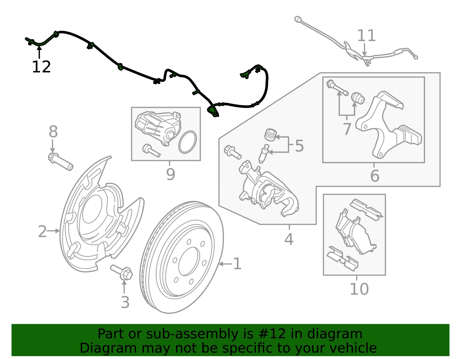 ABS Sensor - Ford (nl3z2c204a)