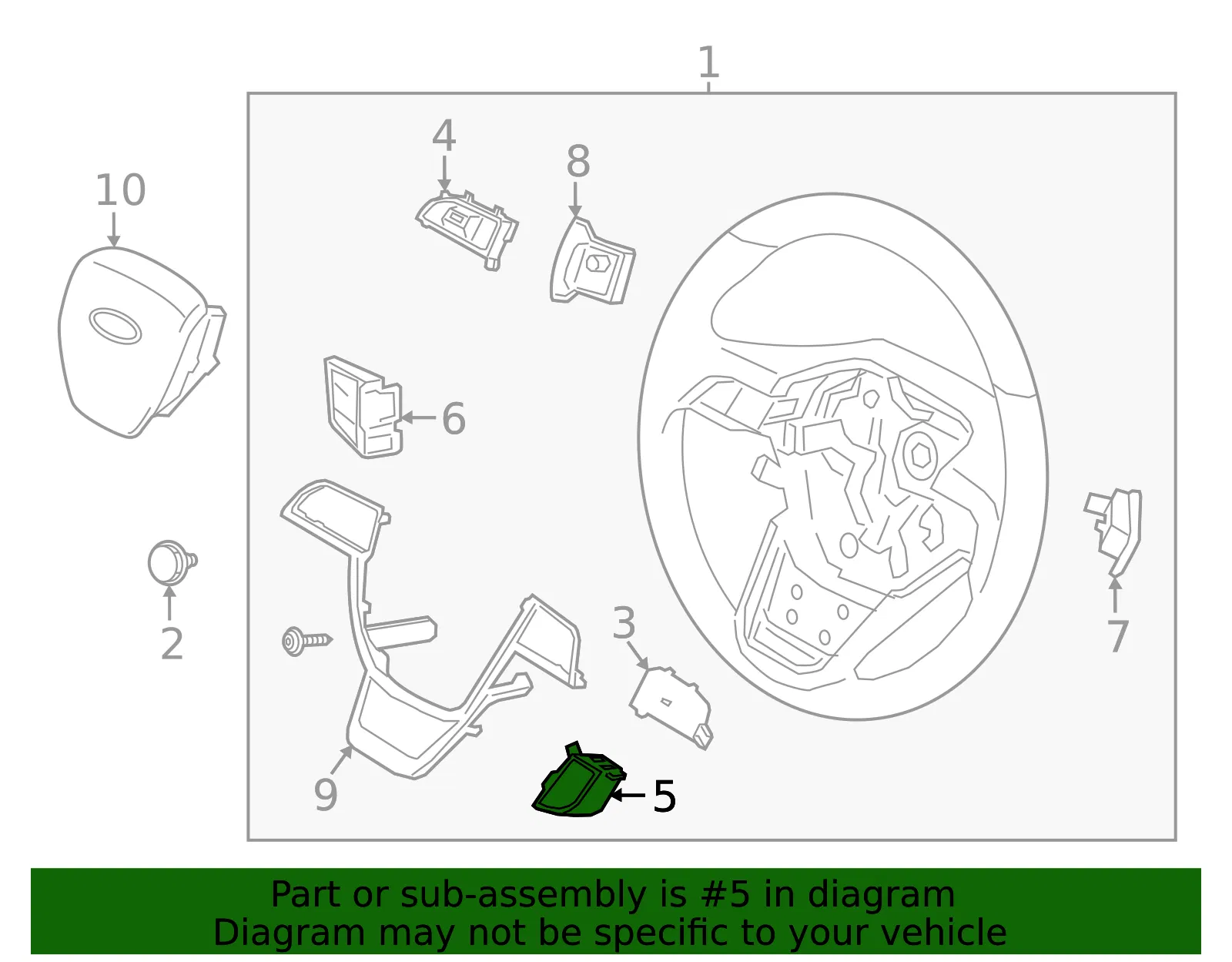 Switch Assembly Control - Ford (nl7z9c888ea)