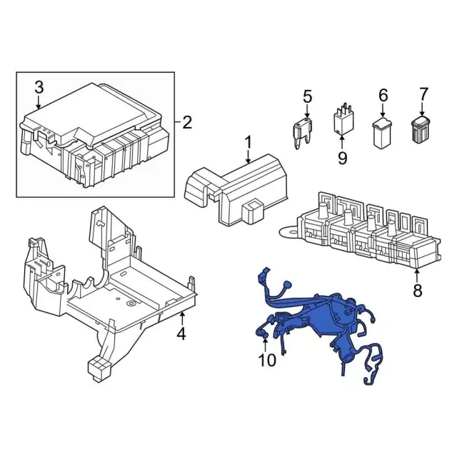 Wire Assembly - Ford (nu5z12a581a)