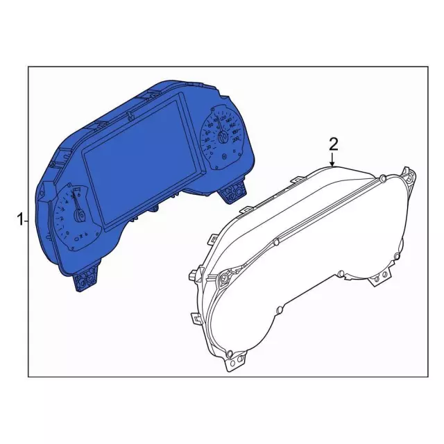 Instrument Cluster - Ford (pc2z10849a)