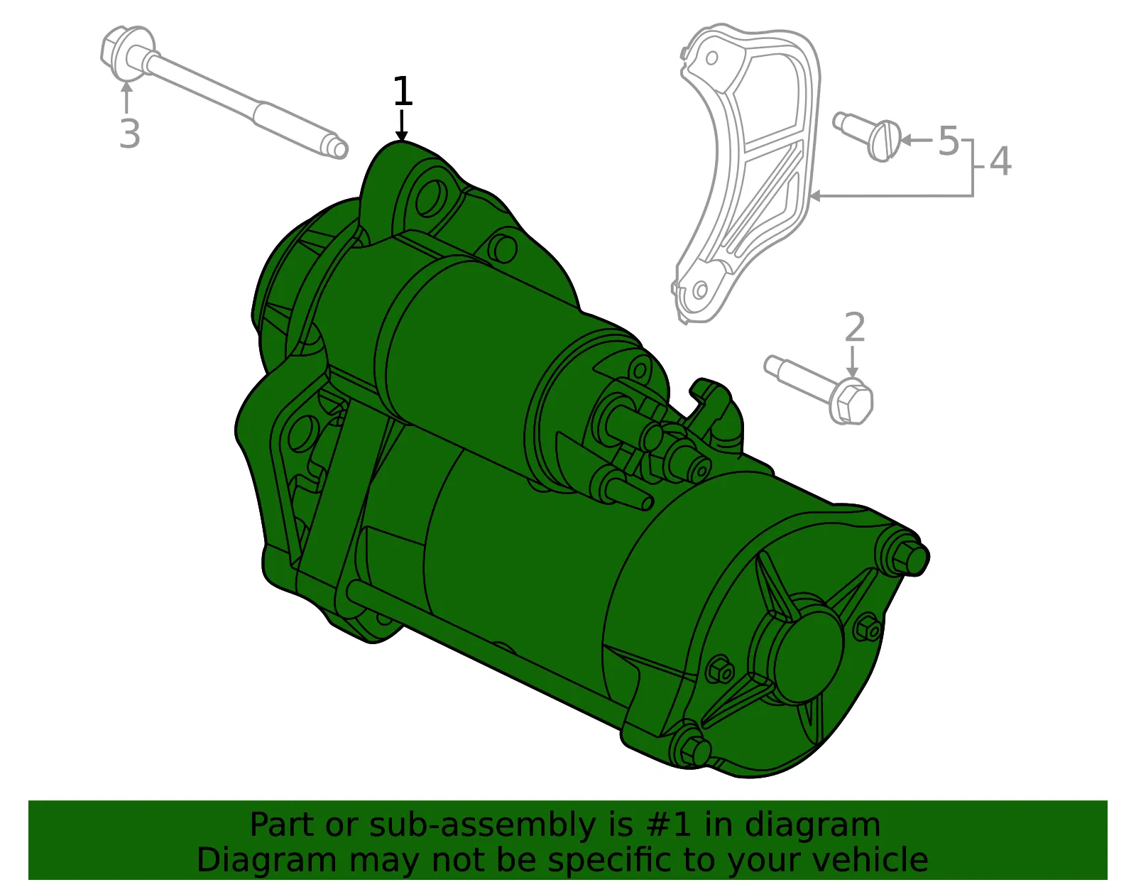Starter - Ford (pc3z11002a)