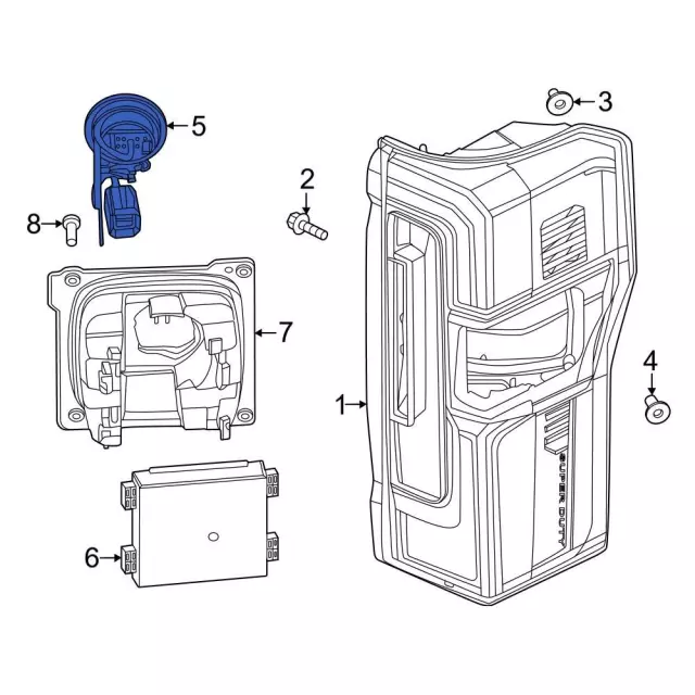 Socket & Wire - Ford (pc3z13410b)