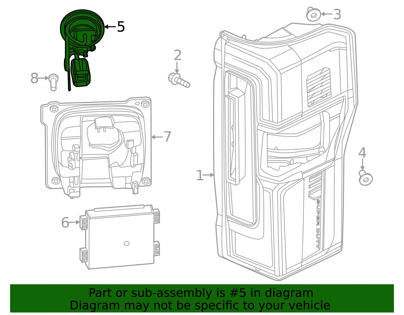 Socket & Wire - Ford (pc3z13410b)