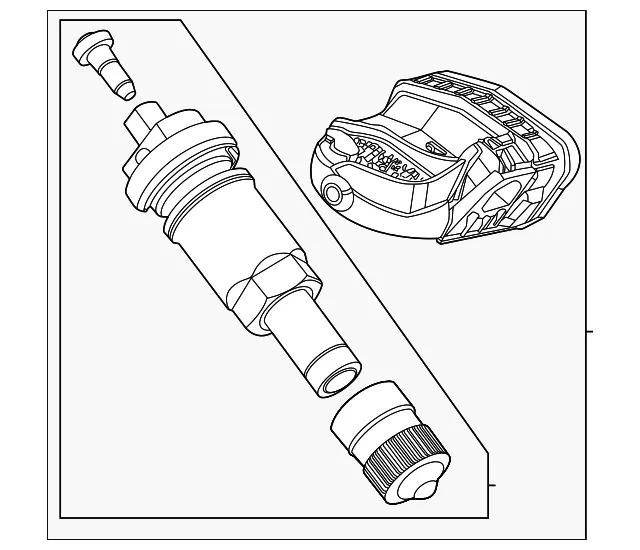 TPMS Sensor - Ford (pc3z1a189d)