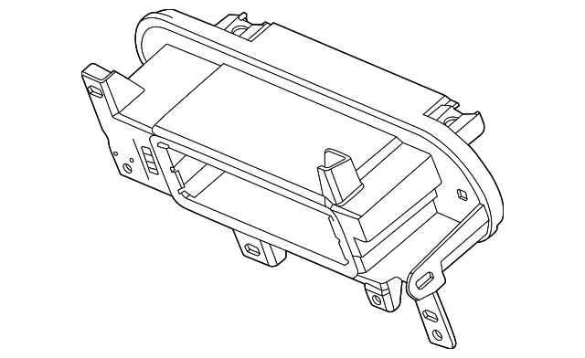 Engine Control Module (ECM) Bracket - Ford (pc4z12a659c)