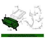 Engine Control Module (ECM) Bracket - Ford (pc4z12a659c)