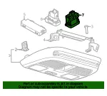 Motion Sensor Bracket - Ford (pr3z13a350aa)