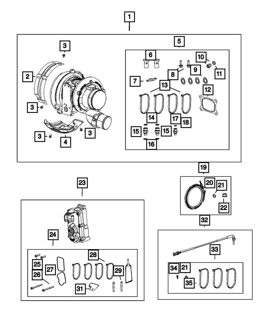 Turbocharger Actuator, Remanufactured - Mopar (r8444773aa)