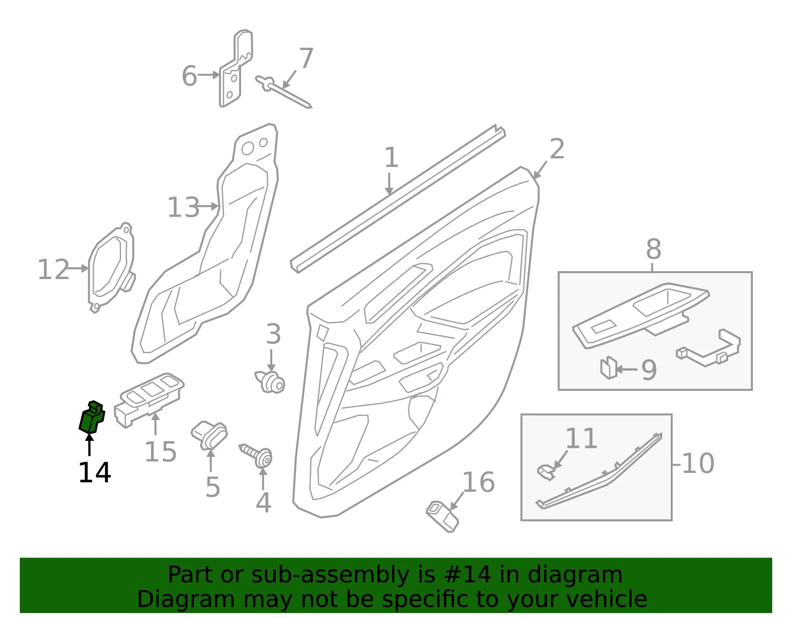 Motorcraft Window Switch - Ford (sw7941)