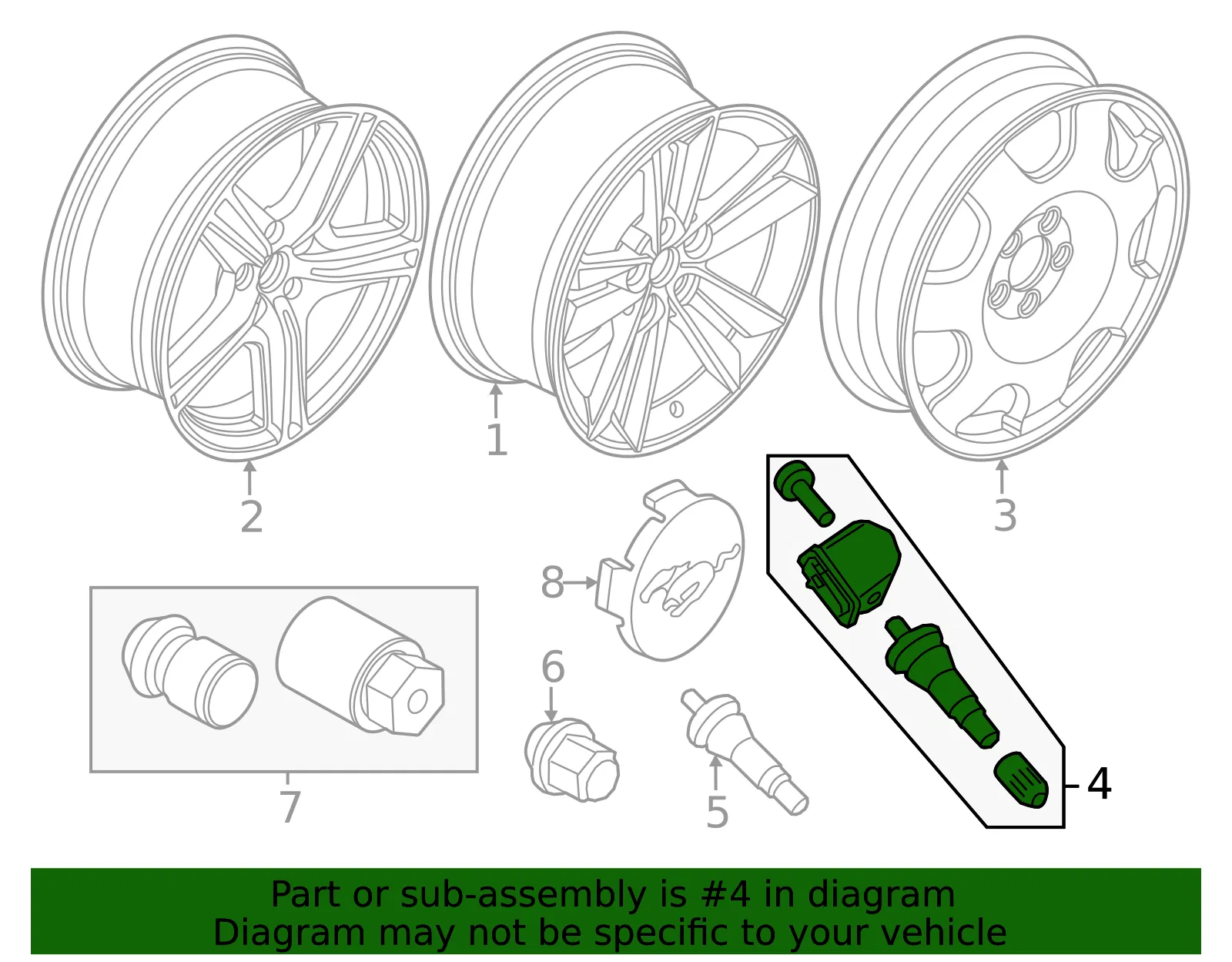 Kit - TPMS Sensor - Ford (tpms79)