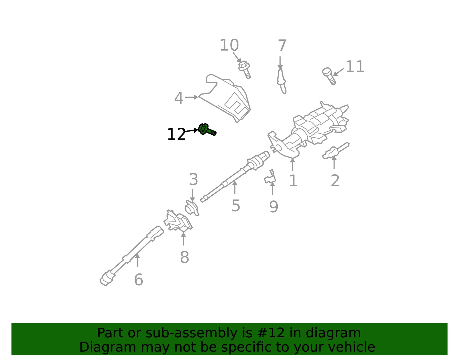 Sensor Screw - Ford (w302555s300)