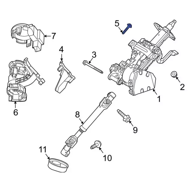 Control Module Screw - Ford (w506945s437)