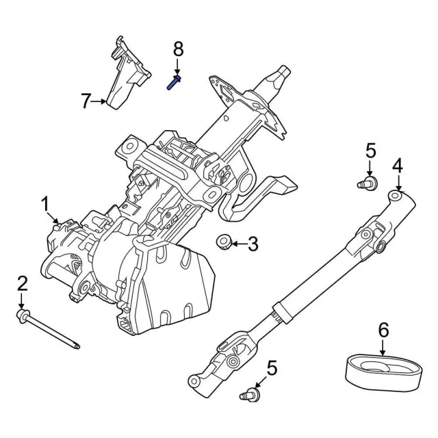 Control Module Screw - Ford (w506945s437)