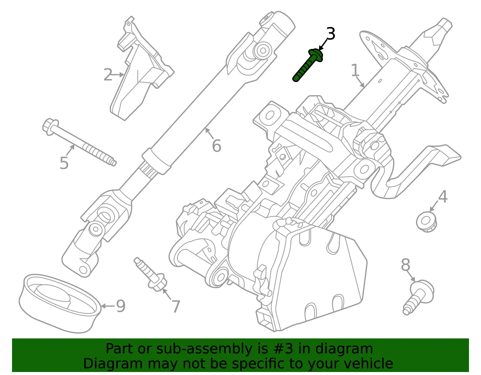 Control Module Screw - Ford (w506945s437)