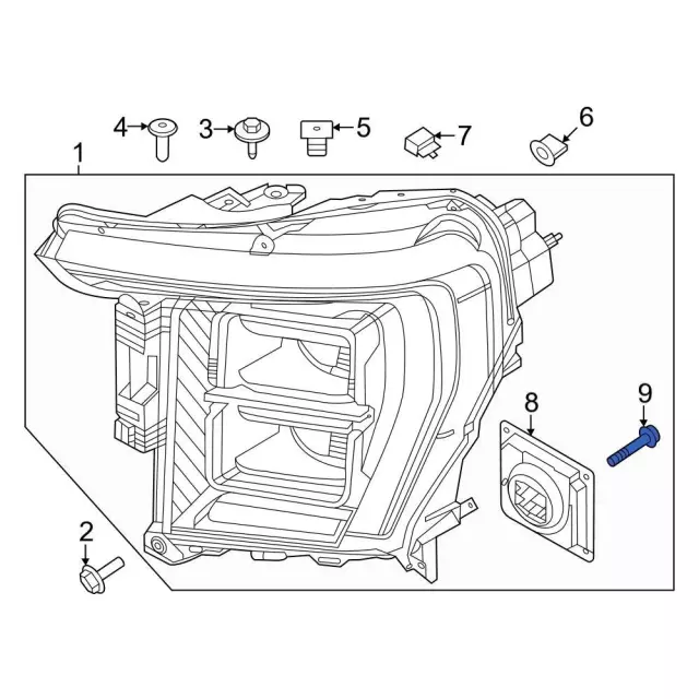 Control Module Screw - Ford (w506945s900)