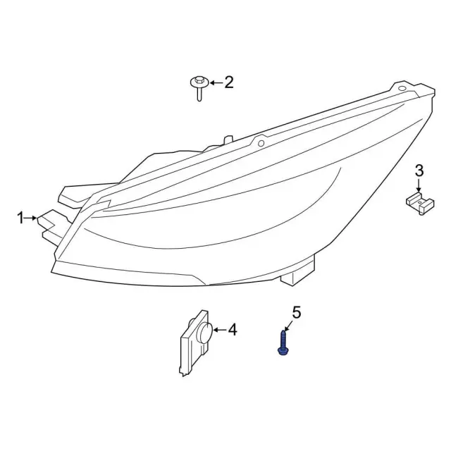 Control Module Screw - Ford (w506945s900)