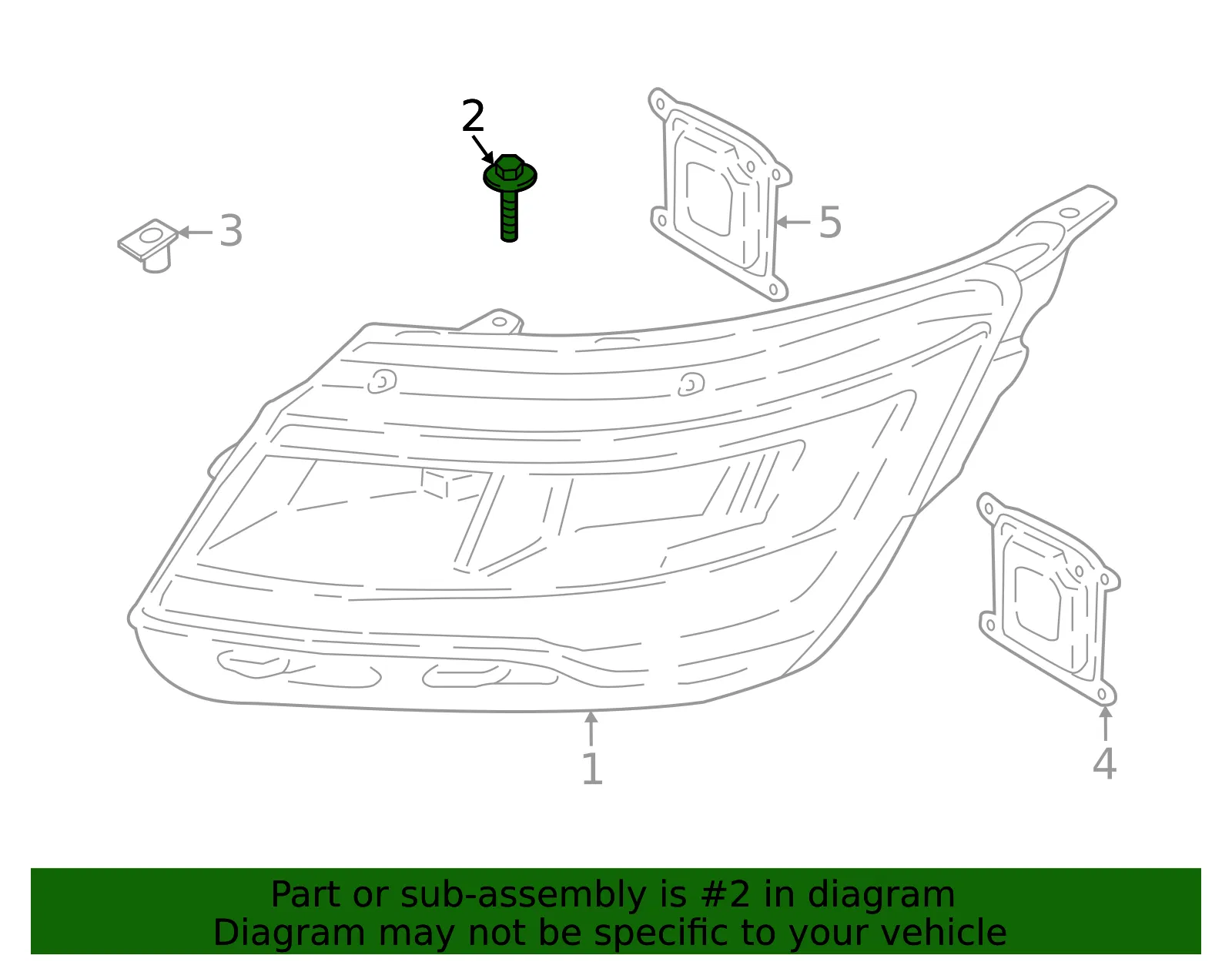 Control Module Screw - Ford (w506945s900)