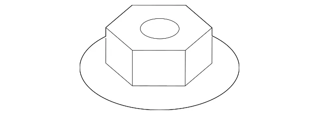 Engine Control Module (ECM) Nut - Ford (w520201s439)