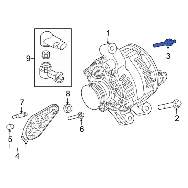 Alternator Stud - Ford (w705451s437)