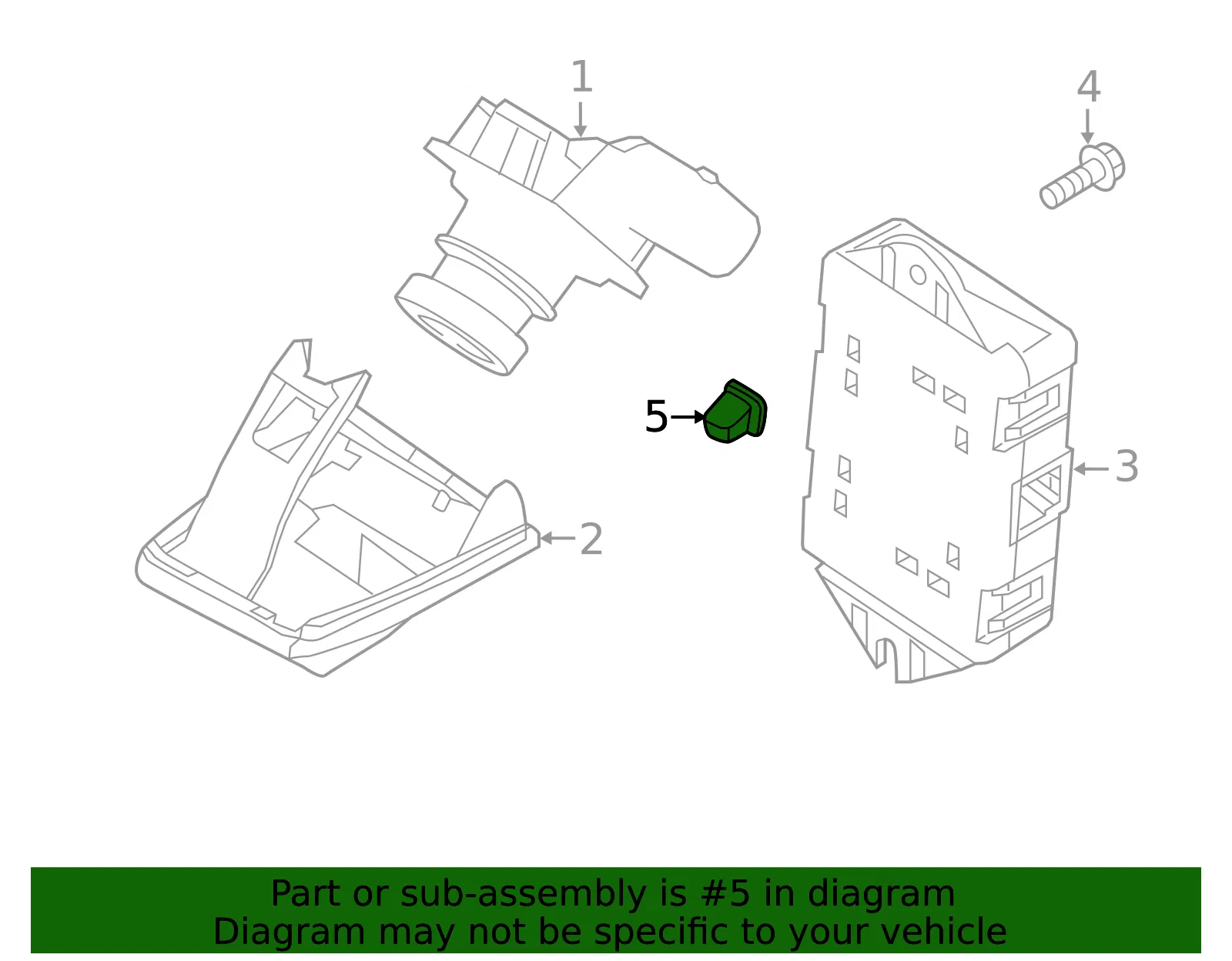 Control Module Nut - Ford (w708677s300)