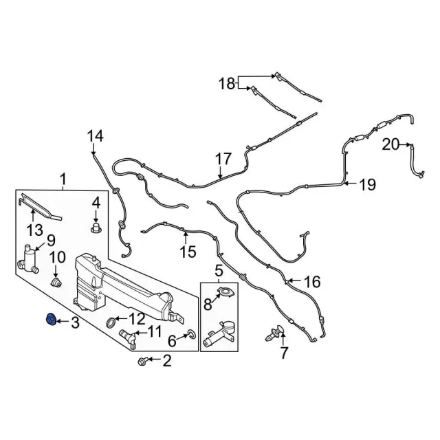 Engine Control Module (ECM) Nut - Ford (w714065s442)