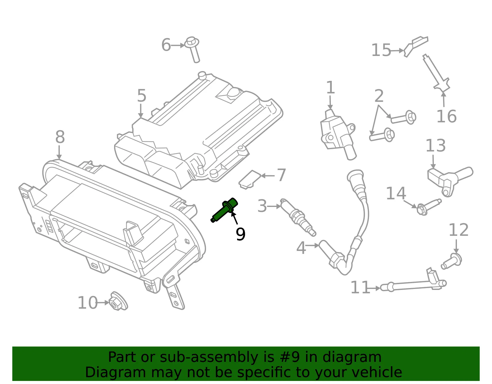 Engine Control Module (ECM) Stud - Ford (w718014s450)