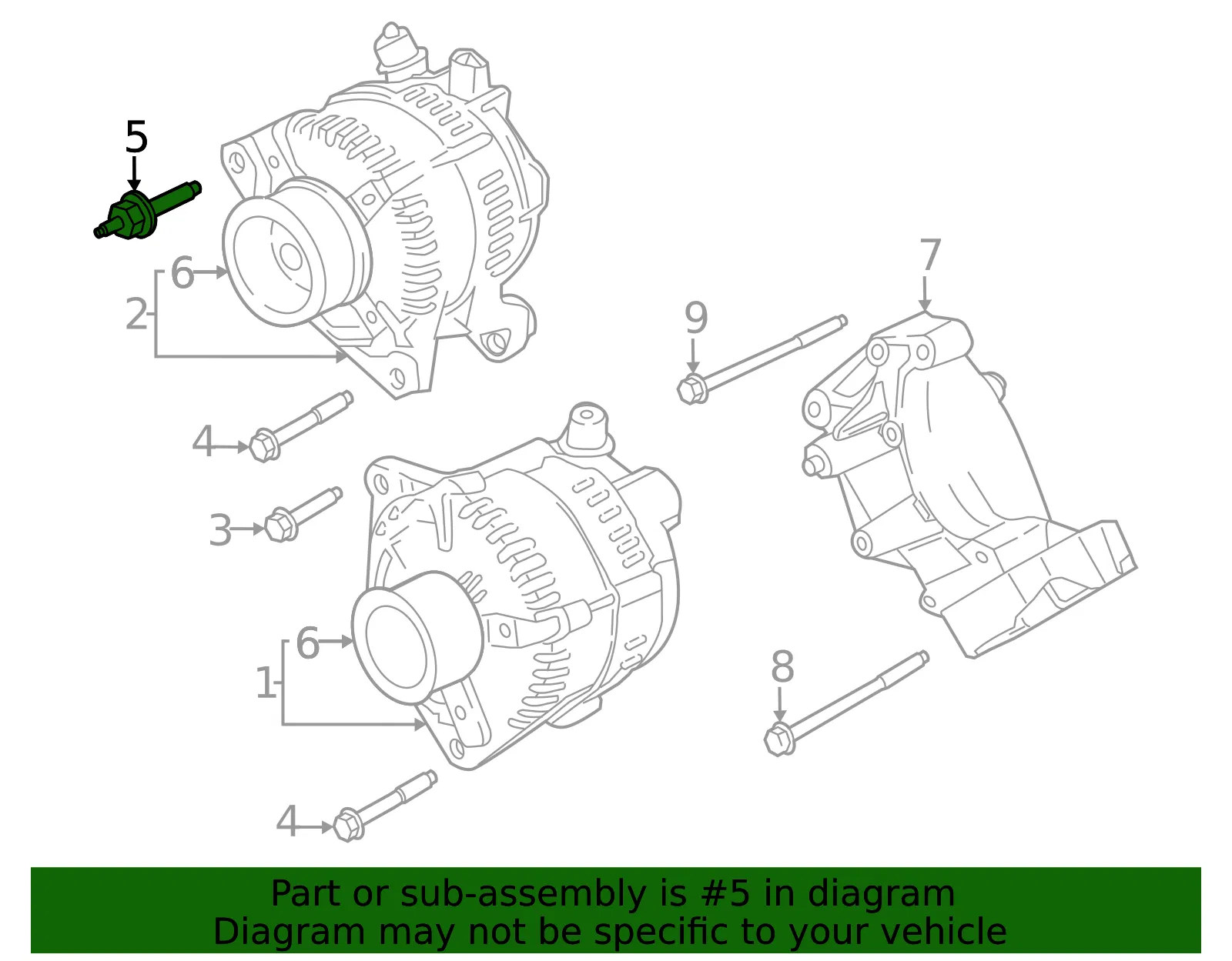 Alternator Stud - Ford (w720427s439)