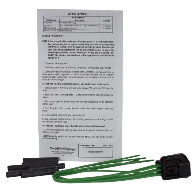 Wire Assembly - Ford (wpt1327)
