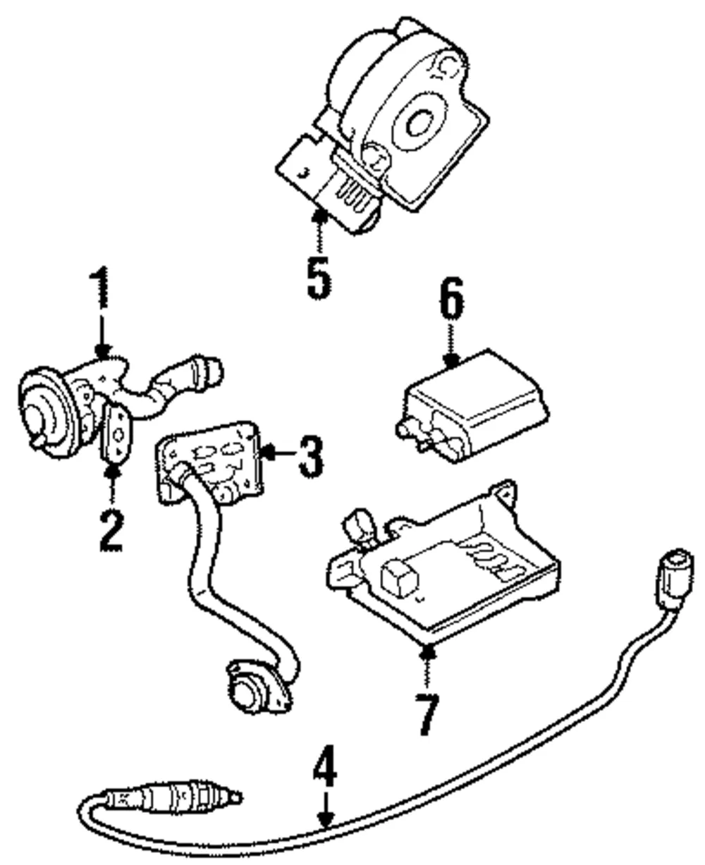 Oxygen Sensor - Ford (xc2z9f472bb)